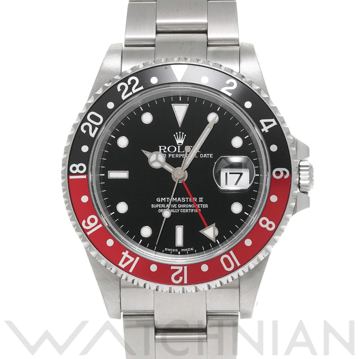 ロレックス GMTマスターII 16710 ブラック メンズ 時計 【中古】【wristwatch】