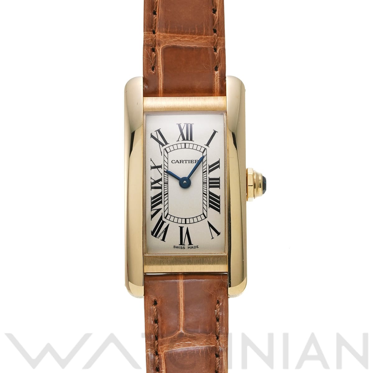 カルティエ タンク アメリカン SM W2601556 ホワイト レディース 時計 【中古】【wristwatch】