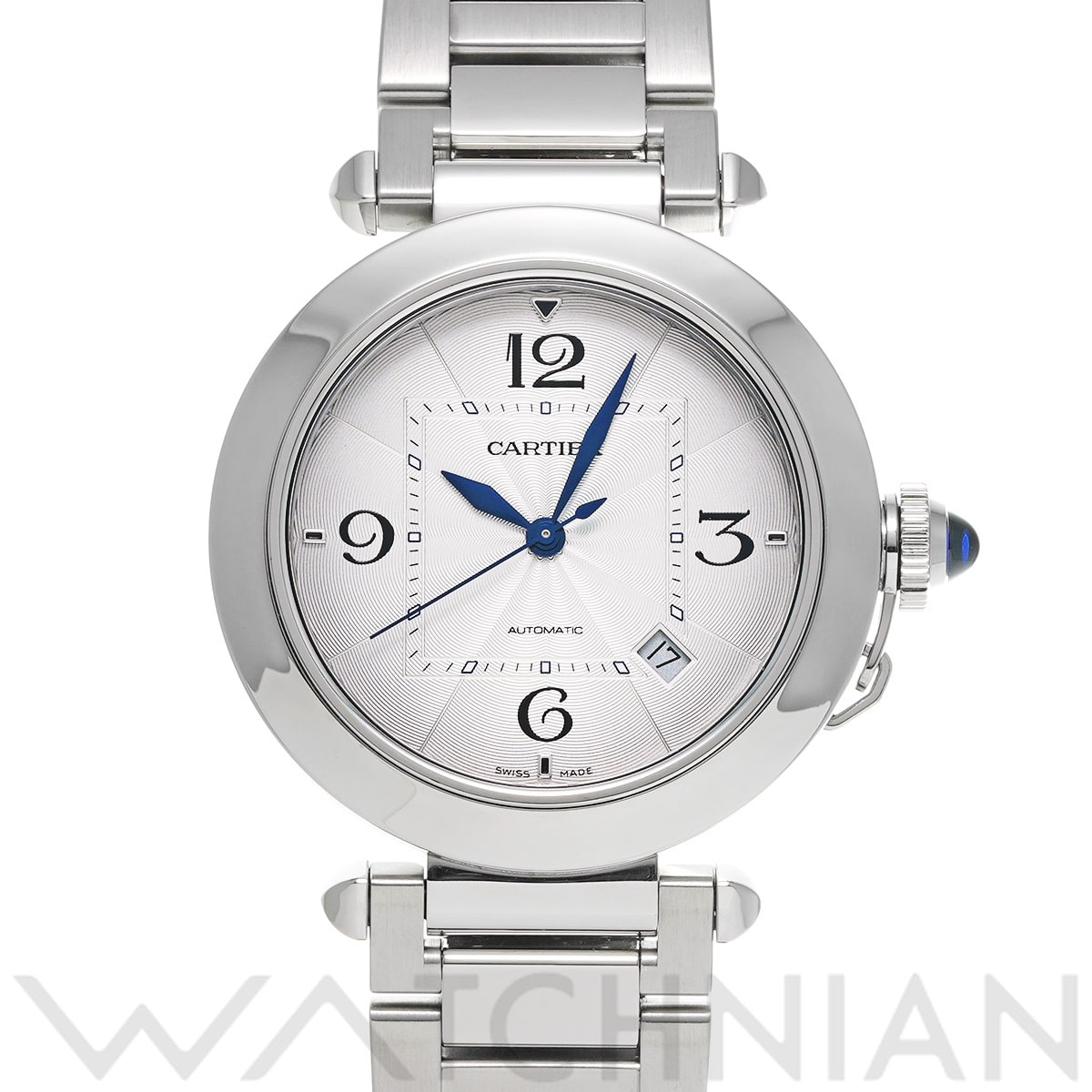 カルティエ パシャ ドゥ カルティエ 41mm WSPA0009 シルバー メンズ 時計 【中古】【wristwatch】