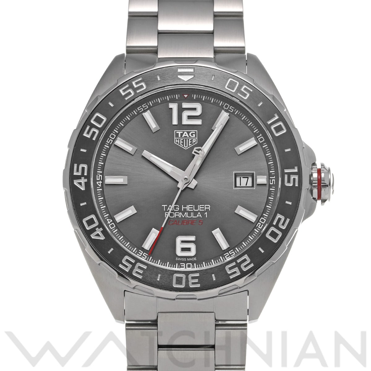 タグ ホイヤー フォーミュラ1 キャリバー5 WAZ2011.BA0842 グレー メンズ 時計 【中古】【wristwatch】