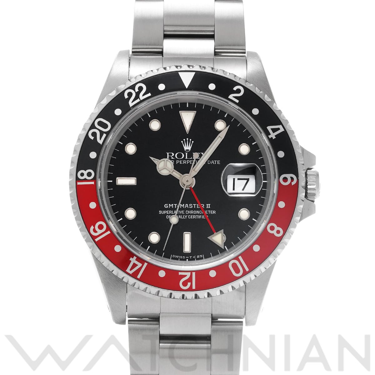 ロレックス GMTマスターII 16710 ブラック メンズ 時計 【中古】【wristwatch】