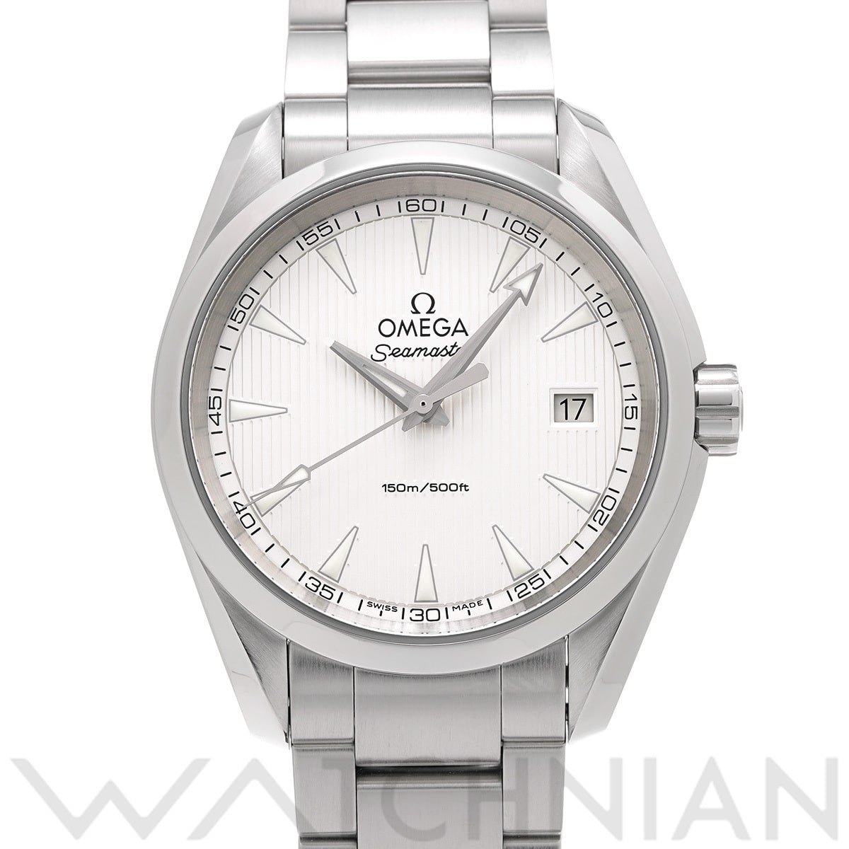 オメガ シーマスター アクアテラ クォーツ 231.10.39.60.02.001 シルバー メンズ 時計 【中古】【wristwatch】