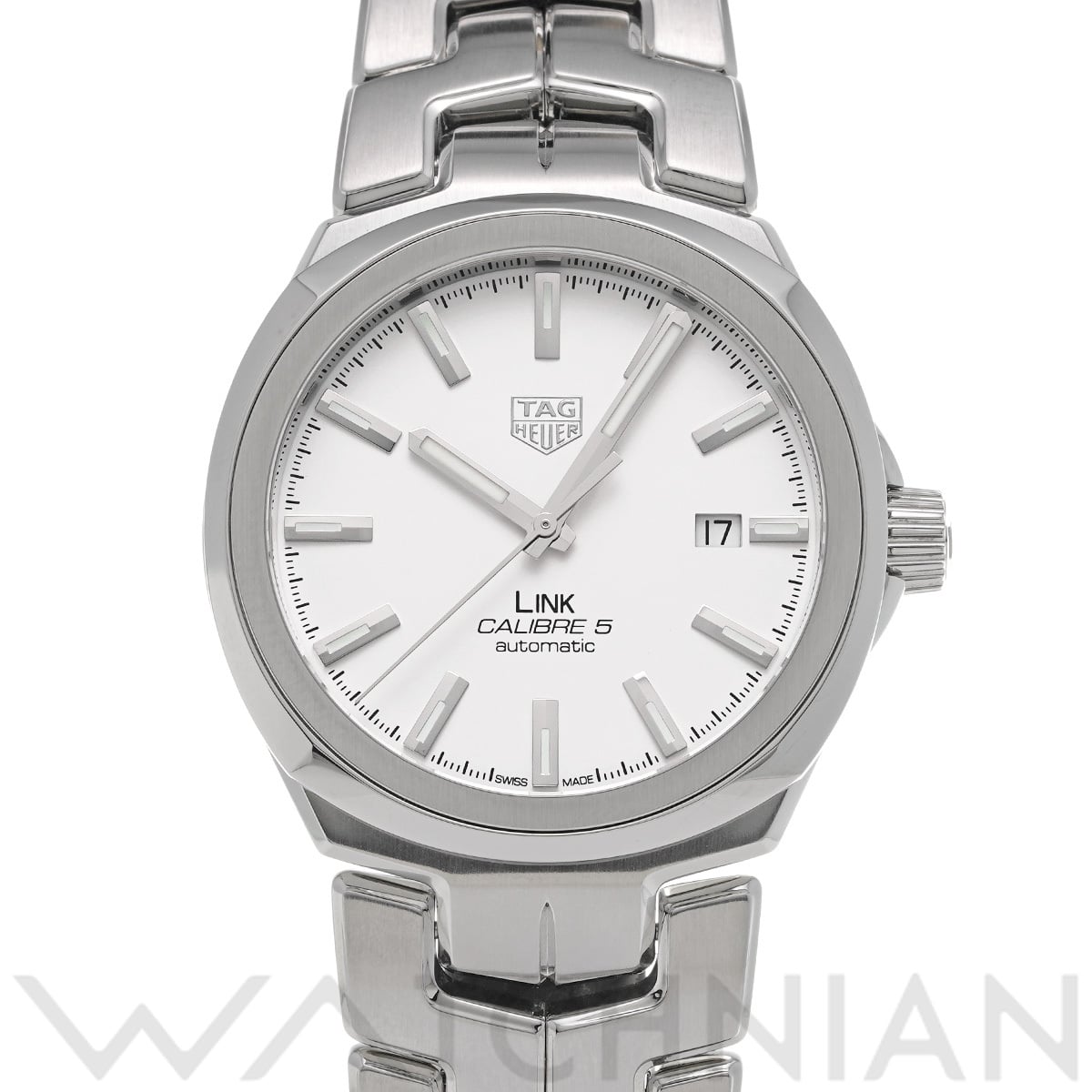 タグ ホイヤー リンク キャリバー5 WBC2111.BA0603 シルバー メンズ 時計 【中古】【wristwatch】