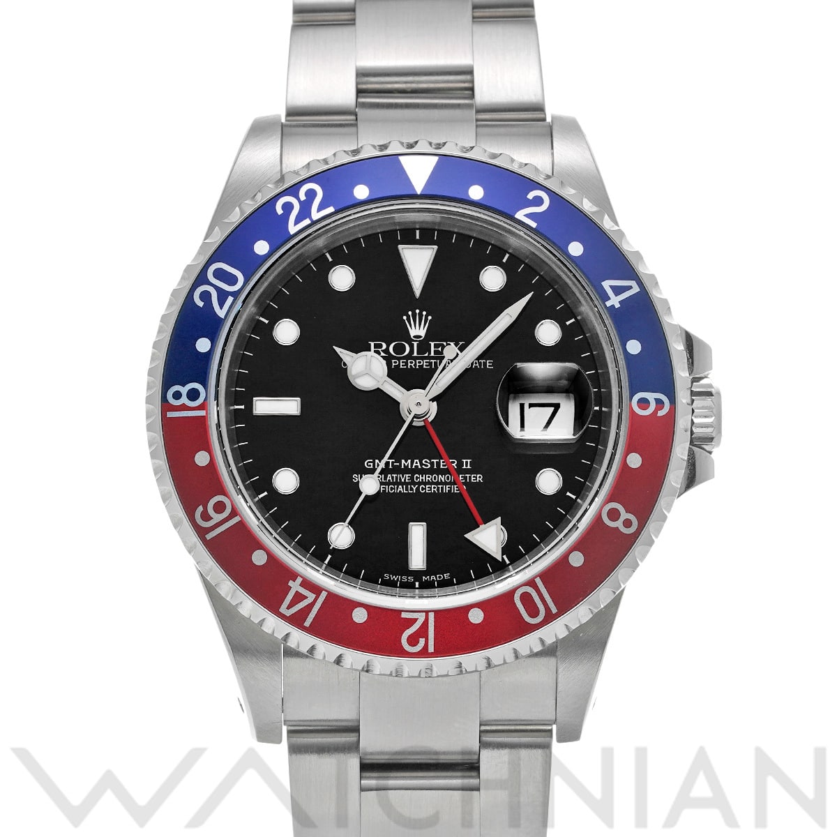 ロレックス GMTマスターII 16710 ブラック メンズ 時計 【中古】【wristwatch】