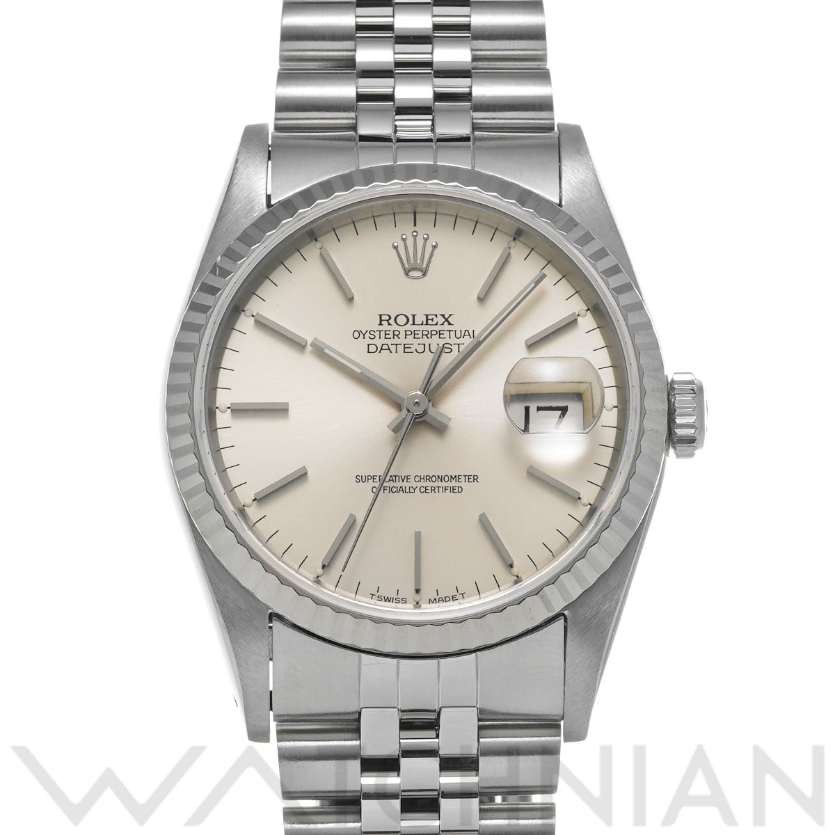 ロレックス デイトジャスト 16234 シルバー メンズ 時計 【中古】【wristwatch】