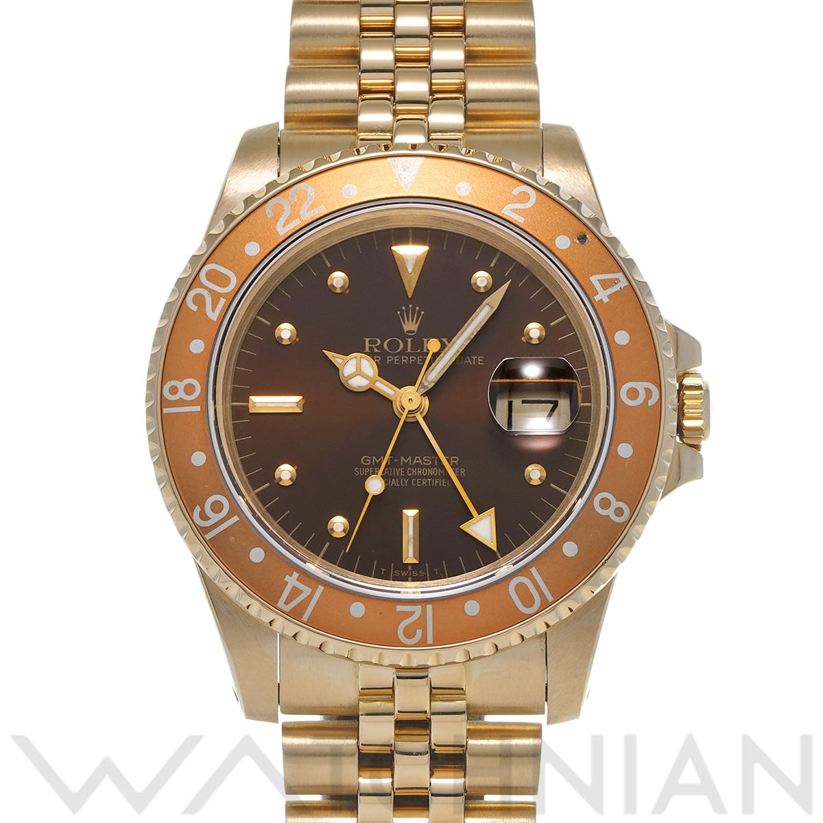 ロレックス GMTマスター 16758 ブラウン メンズ 時計 【中古】【wristwatch】