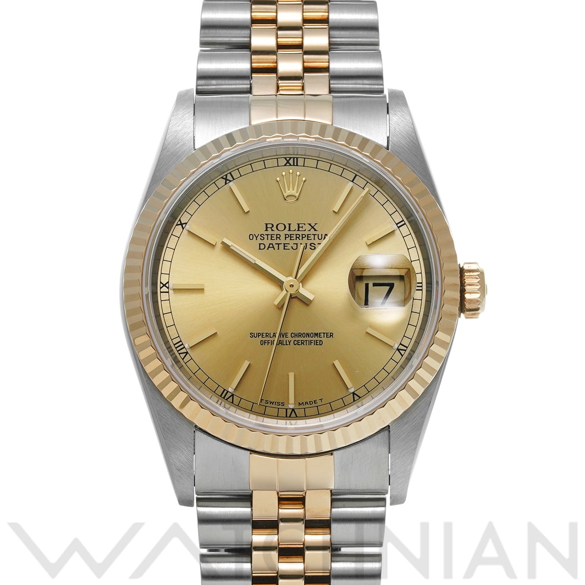 ロレックス デイトジャスト 16233 シャンパン メンズ 時計 【中古】【wristwatch】