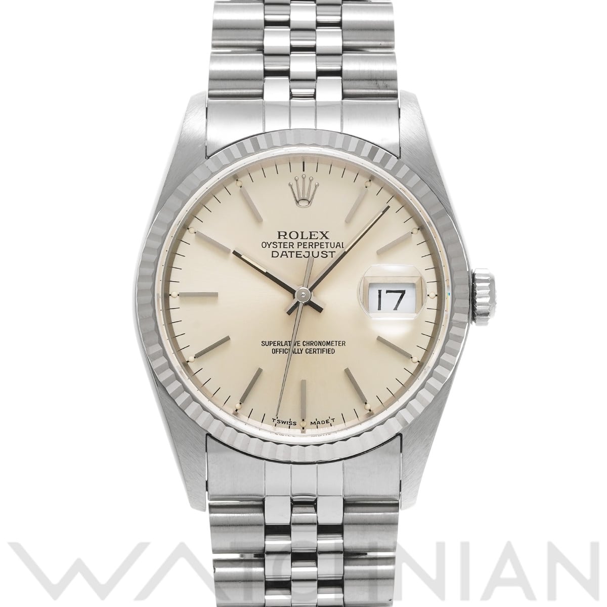 ロレックス デイトジャスト 16234 シルバー メンズ 時計 【中古】【wristwatch】