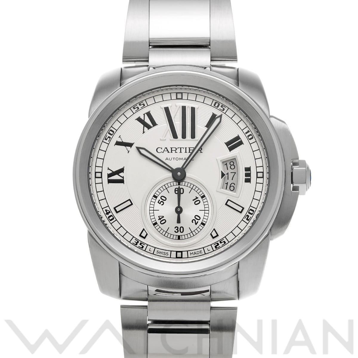 カルティエ カリブル ドゥ カルティエ W7100015 シルバー メンズ 時計 【中古】【wristwatch】
