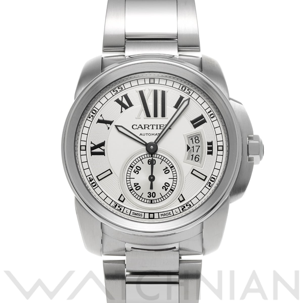 カルティエ カリブル ドゥ カルティエ W7100015 シルバー メンズ 時計 【中古】【wristwatch】
