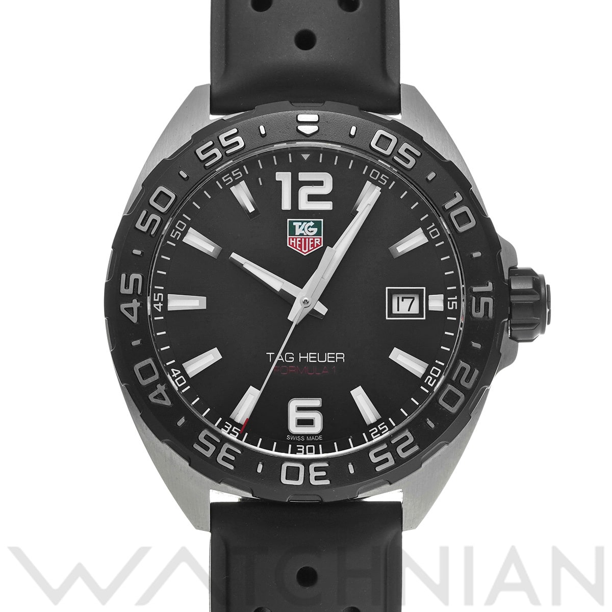 タグ ホイヤー フォーミュラ1 クォーツ WAZ1110.FT8023 ブラック メンズ 時計 【中古】【wristwatch】