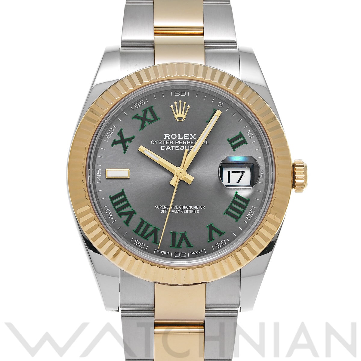 ロレックス デイトジャスト 41 126333 スレート メンズ 時計 【中古】【wristwatch】