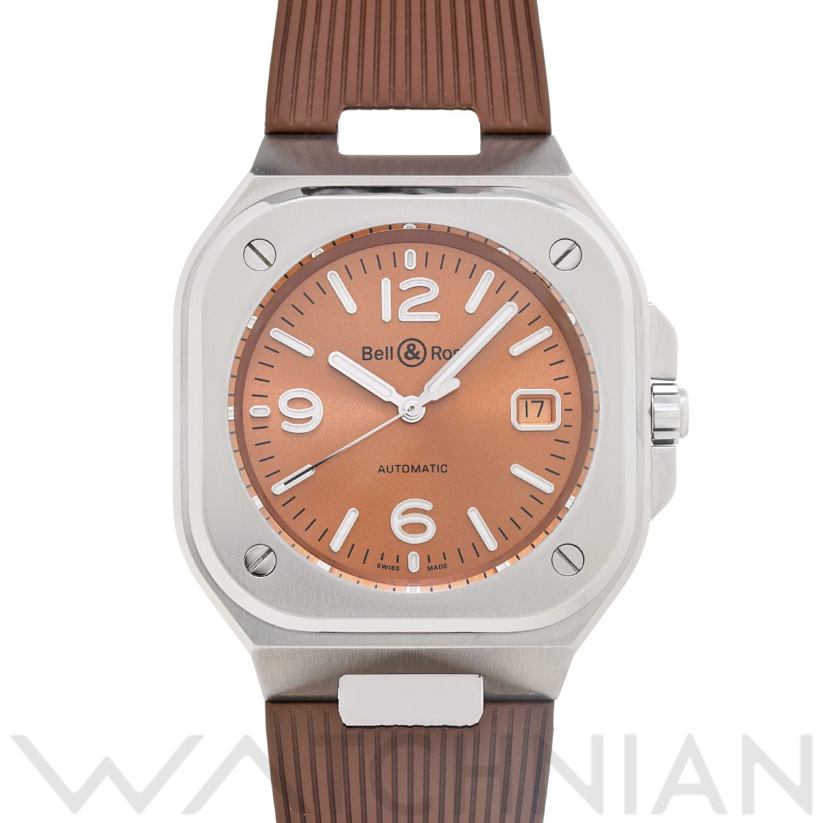 ベル＆ロス BR05 コッパーブラウン BR05A-BR-ST/SRB ライトマロン メンズ 時計 【中古】【wristwatch】