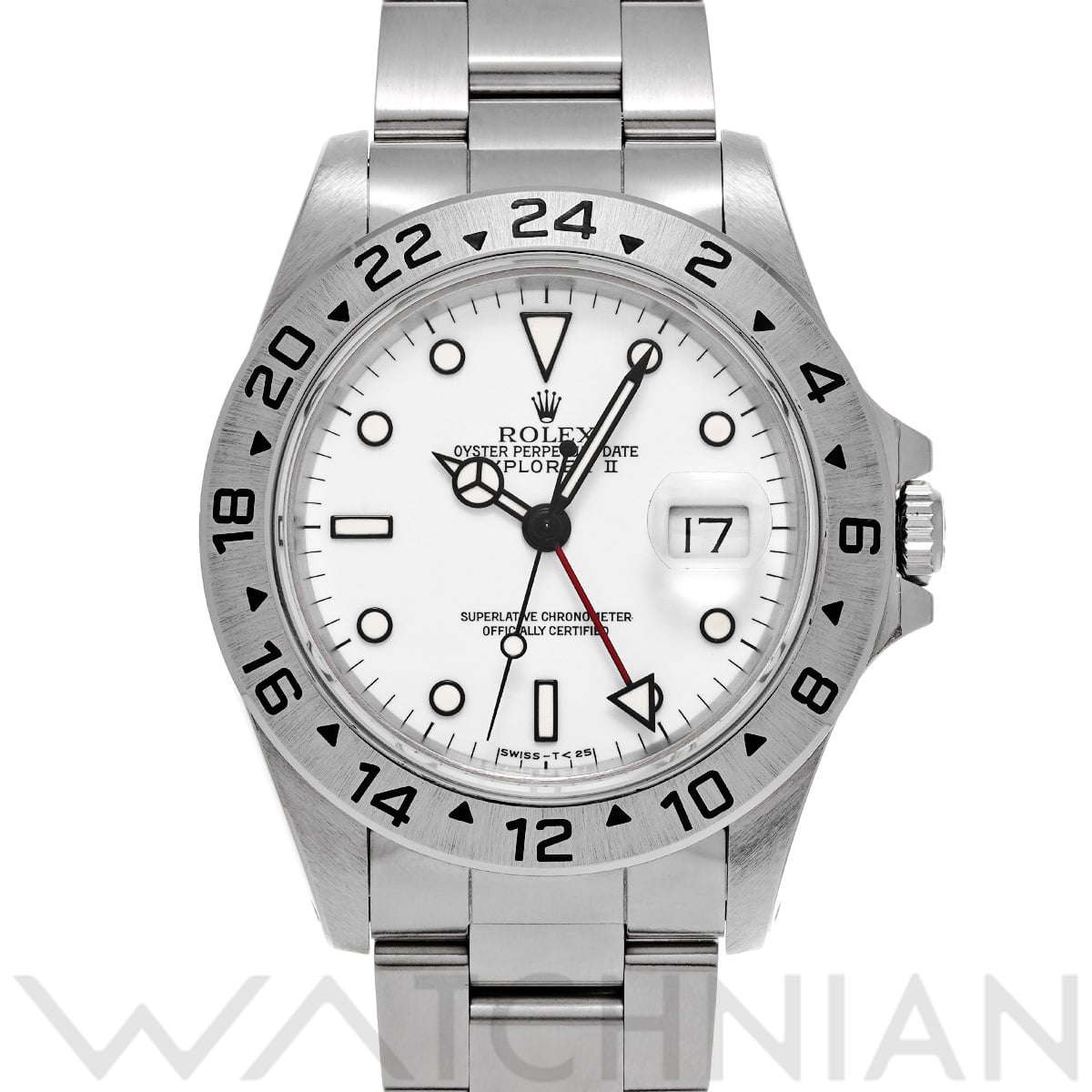 ロレックス エクスプローラーII 16570 ホワイト メンズ 時計 【中古】【wristwatch】