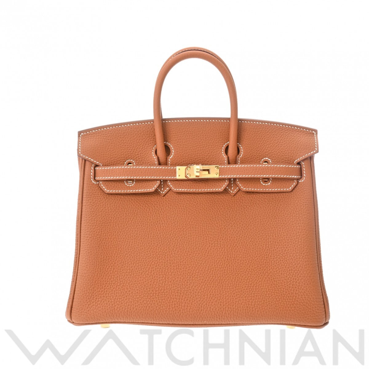 エルメス バーキン 25 ゴールド/ゴールド金具 トゴ レディース バッグ 【未使用】【bag】