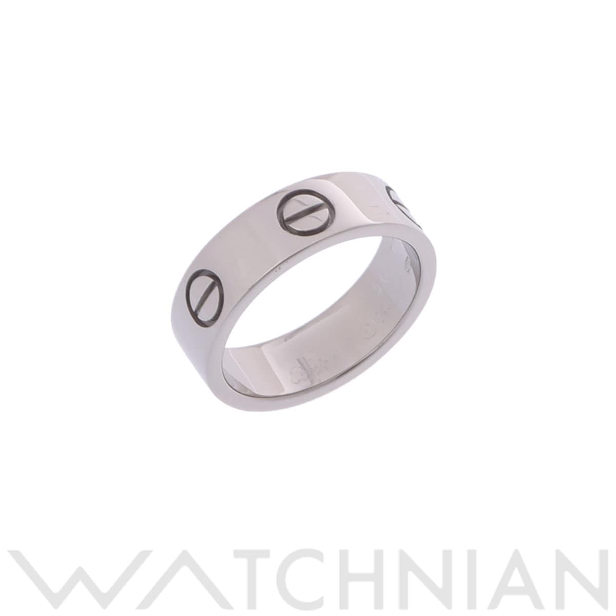 カルティエ ラブリング #50 シルバー K18ホワイトゴールド WG レディース ジュエリー 【中古】【jewelry】