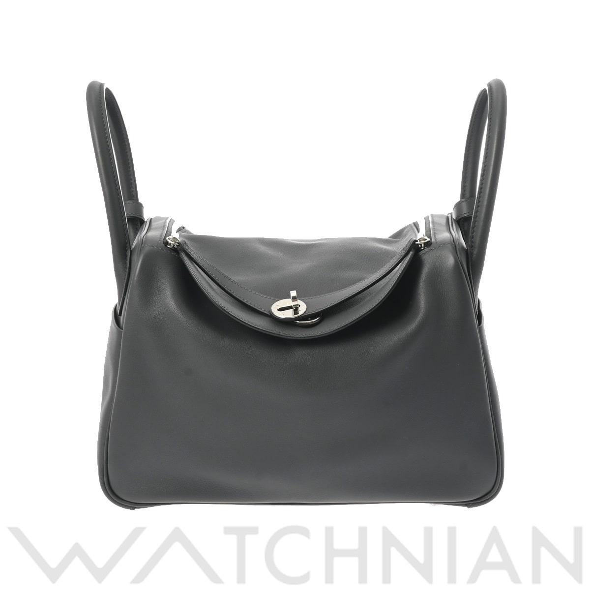 エルメス リンディ 30 2WAY グラファイト/パラジウム金具 ヴォースイフト レディース バッグ 【中古】【bag】