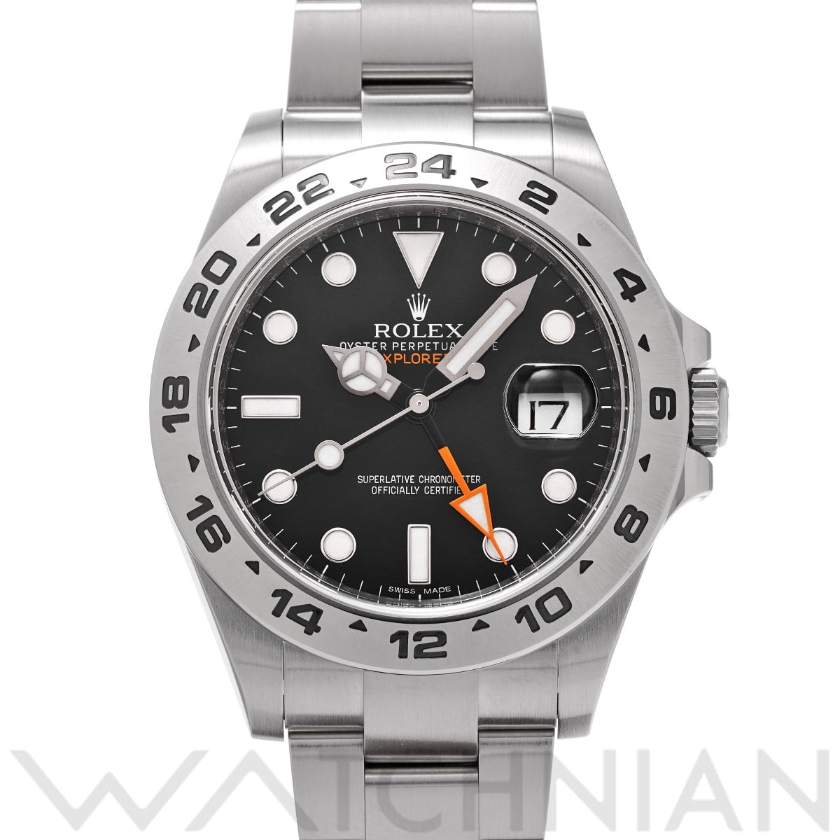 ロレックス エクスプローラーII 216570 ブラック メンズ 時計 【中古】【wristwatch】