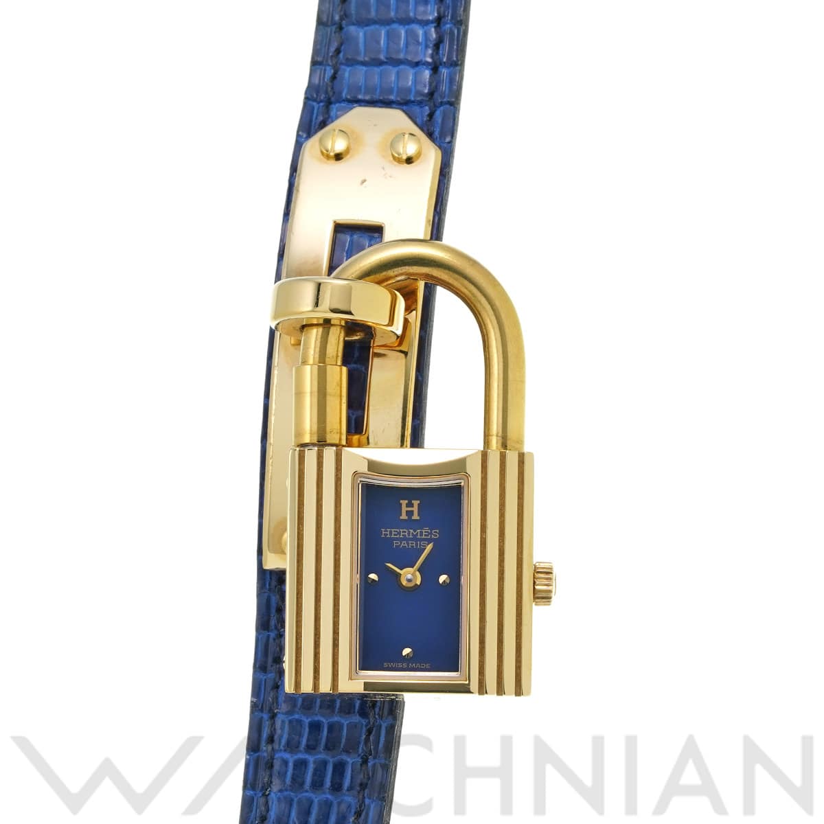 エルメス ケリーウォッチ KE1.201.670 ネイビー レディース 時計 【中古】【wristwatch】