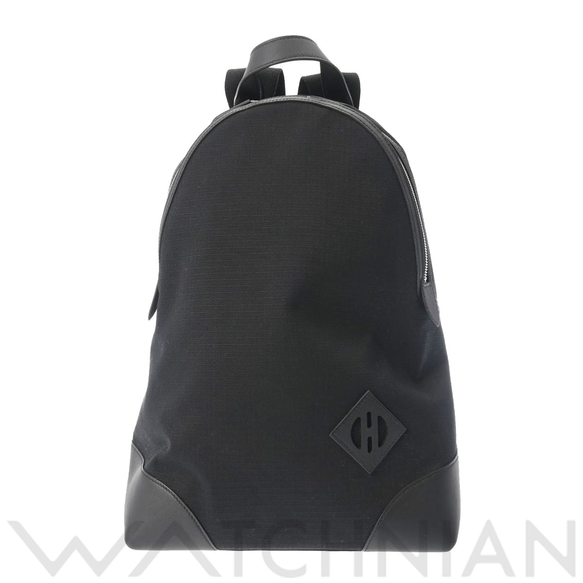 エルメス T＆C バックパック ブラック/パラジウム金具 キャンバス/ヴォースイフト メンズ バッグ 【未使用】【bag】