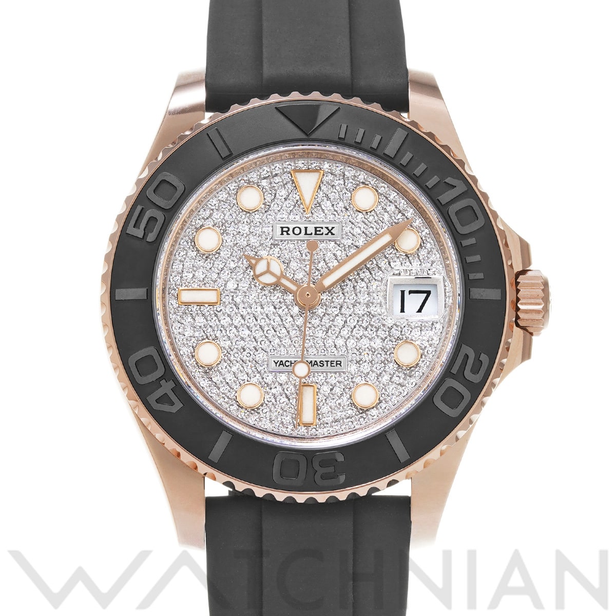 ロレックス ヨットマスター 37 268655 パヴェダイヤモンド ユニセックス 時計 【中古】【wristwatch】