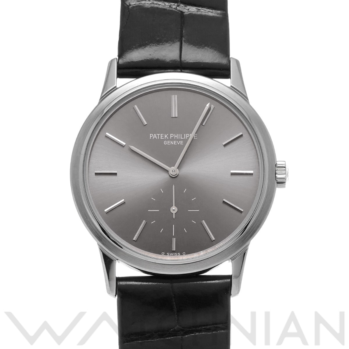 パテック フィリップ カラトラバ 3718A グレー メンズ 時計 【中古】【wristwatch】