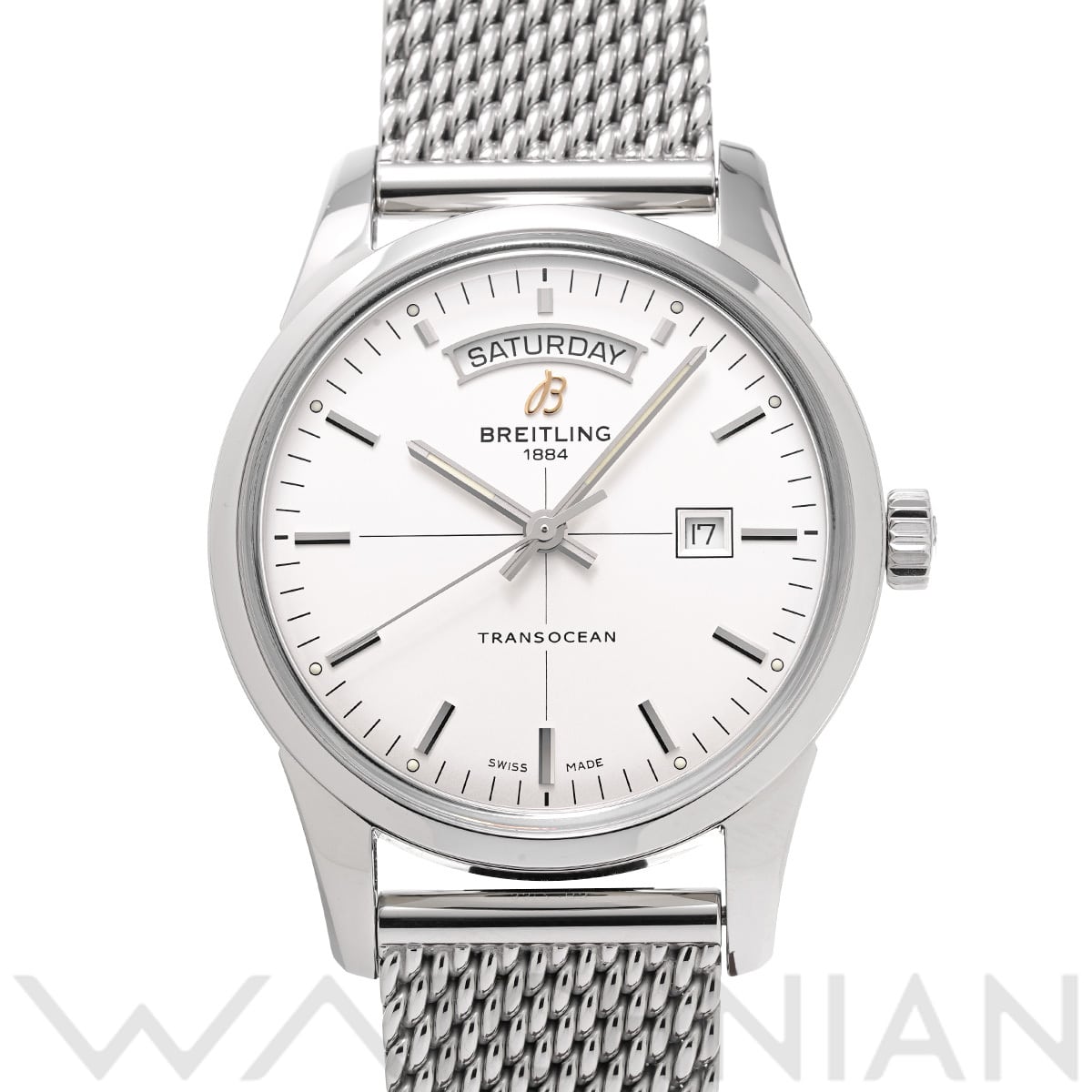ブライトリング トランスオーシャン デイ&デイト A4531012/G751 シルバー メンズ 時計 【中古】【wristwatch】