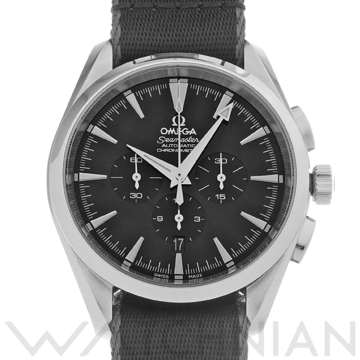 オメガ シーマスター アクアテラ クロノグラフ 2812.50.31 ブラック メンズ 時計 【中古】【wristwatch】