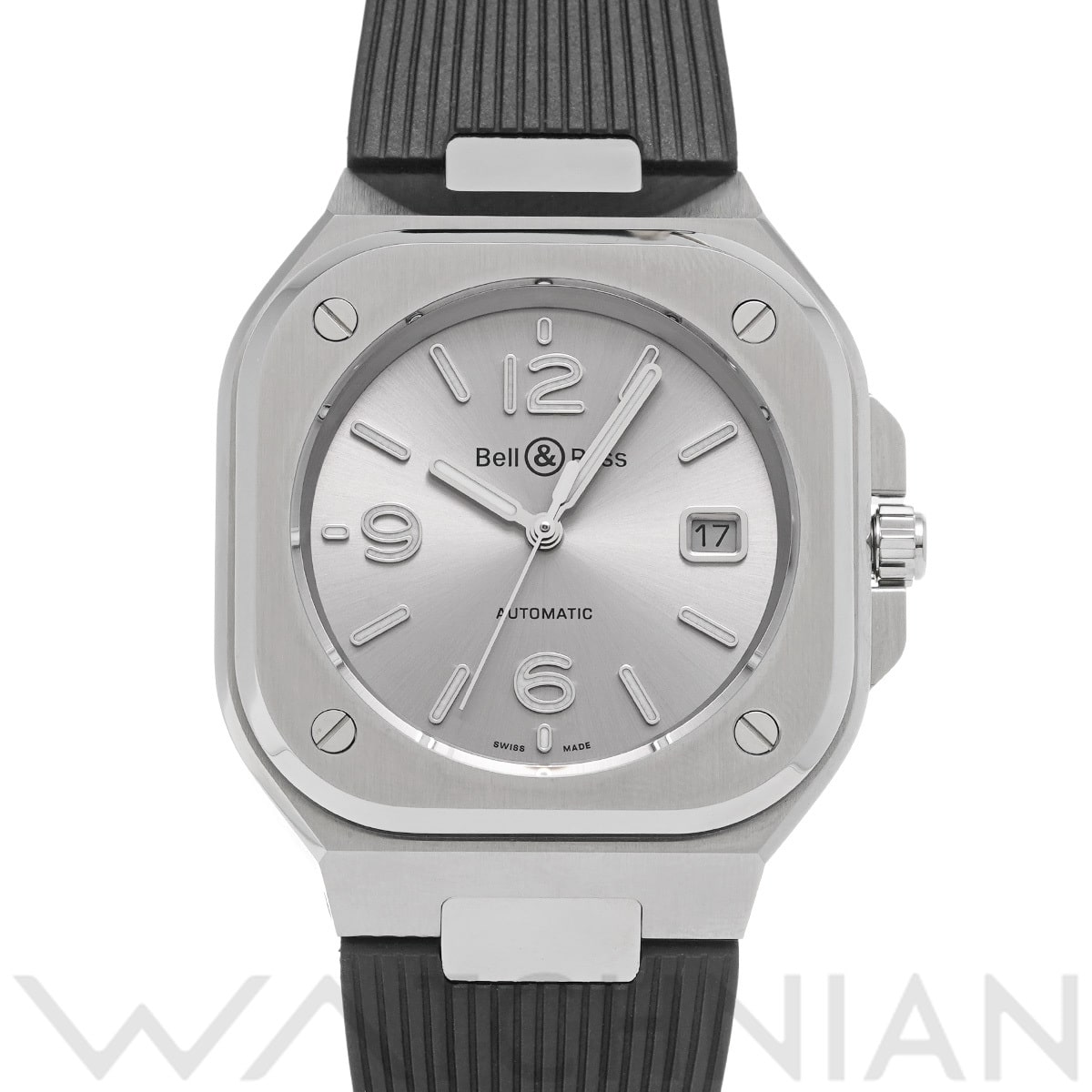 ベル＆ロス BR05 グレースチール BR05A-GR-ST/SRB グレー メンズ 時計 【中古】【wristwatch】