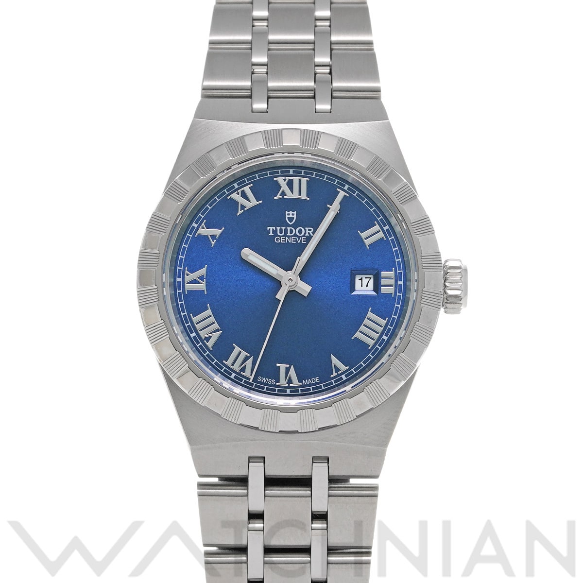 チューダー / チュードル ロイヤル デイト 28300 ブルー レディース 時計 【中古】【wristwatch】