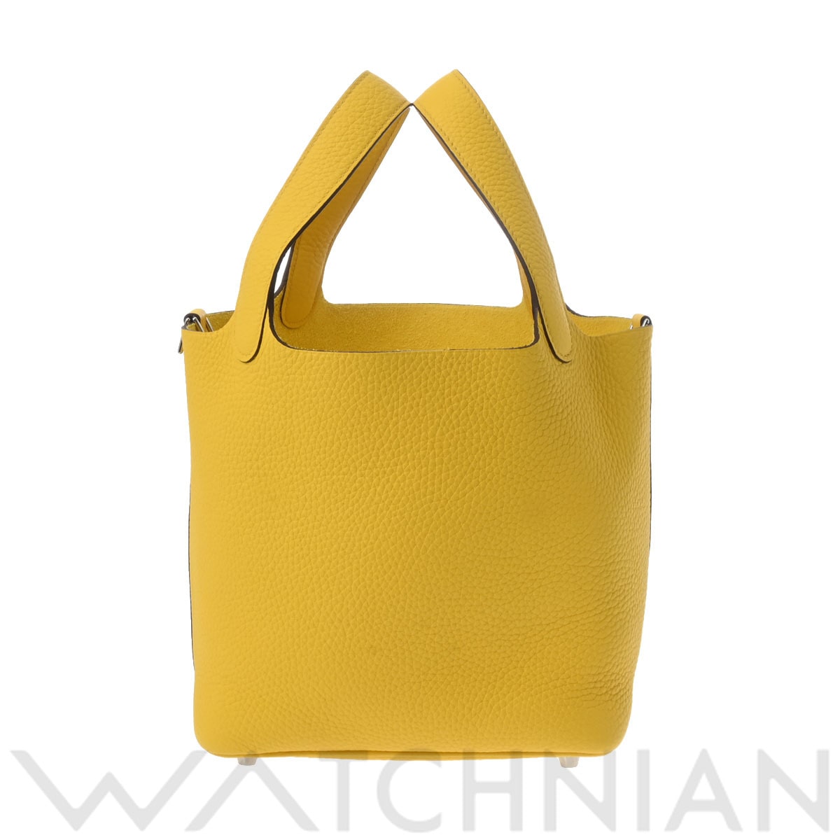 エルメス ピコタンロック PM  ジョーヌナプル/パラジウム金具 トリヨンクレマンス レディース バッグ 【中古】【bag】