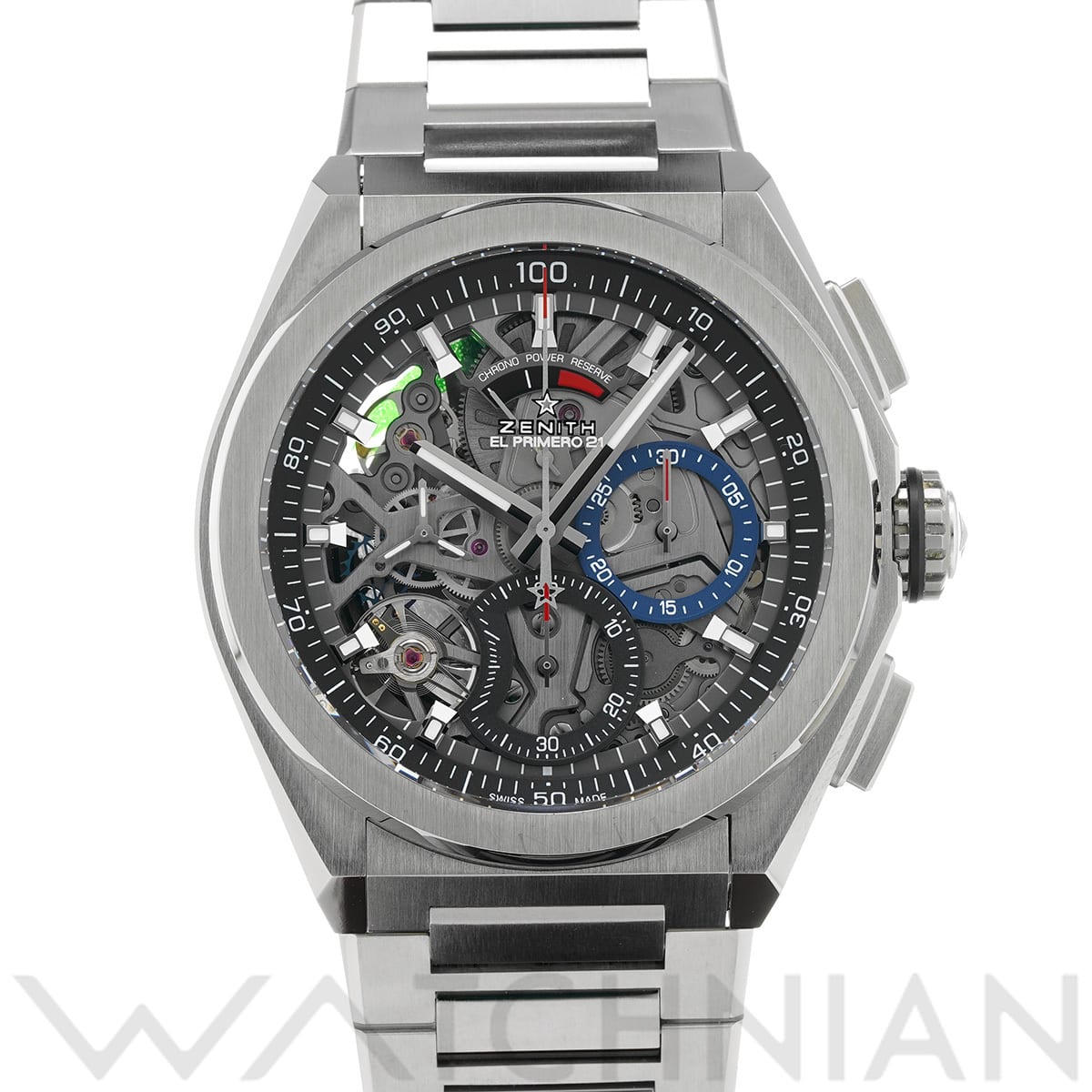 ゼニス デファイ エル・プリメロ 21 95.9000.9004/78.M9000 スケルトン メンズ 時計 【中古】【wristwatch】