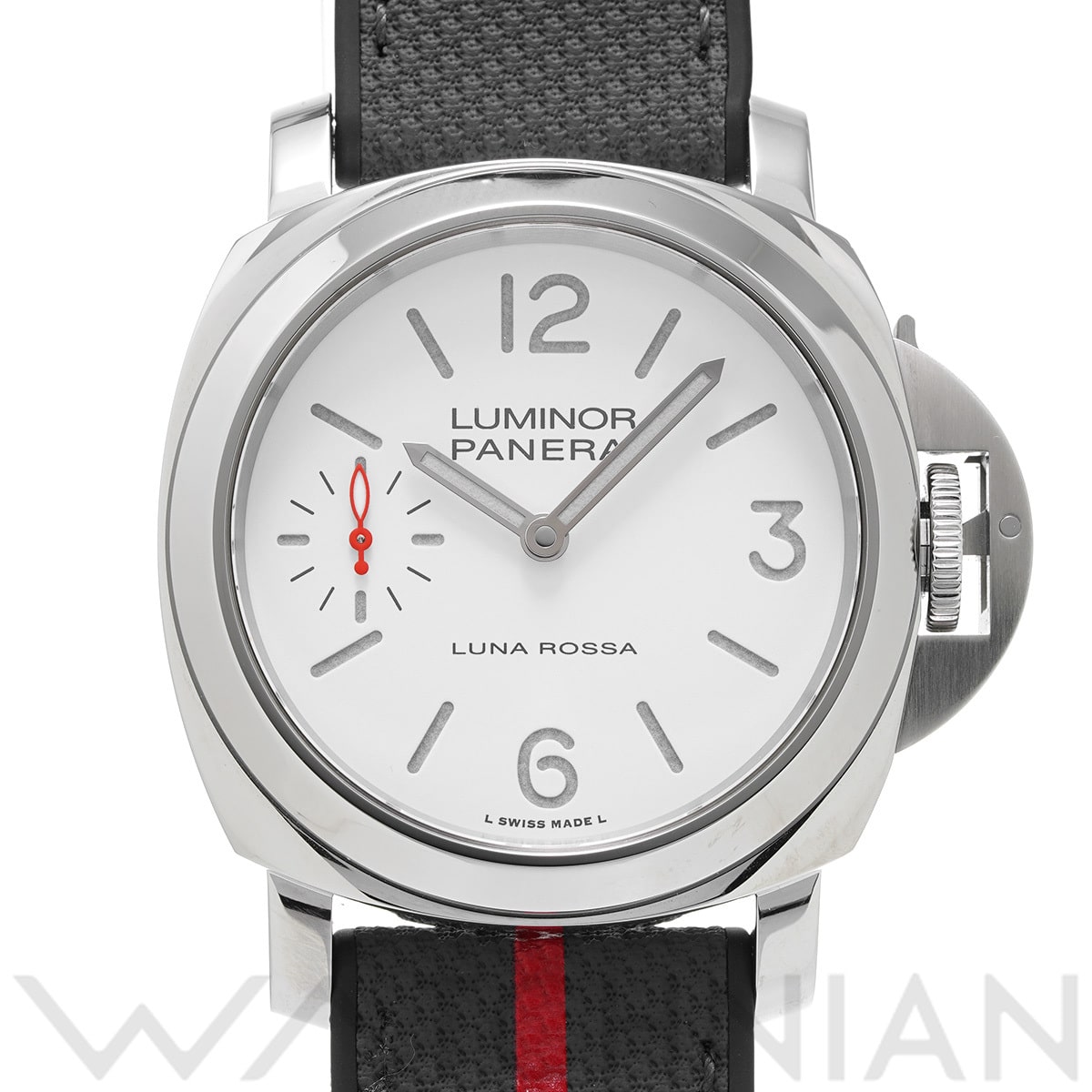 パネライ ルミノール ルナロッサ PAM01342 ホワイト メンズ 時計 【中古】【wristwatch】