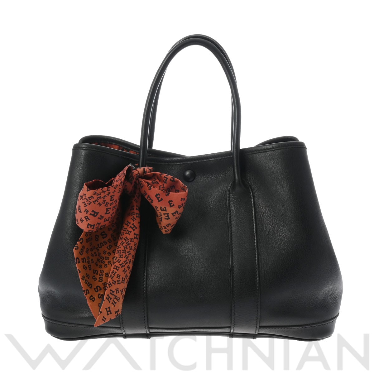 エルメス ガーデンツイリー TPM ブラック/パラジウム金具 ヴォーガリバー レディース バッグ 【中古】【bag】