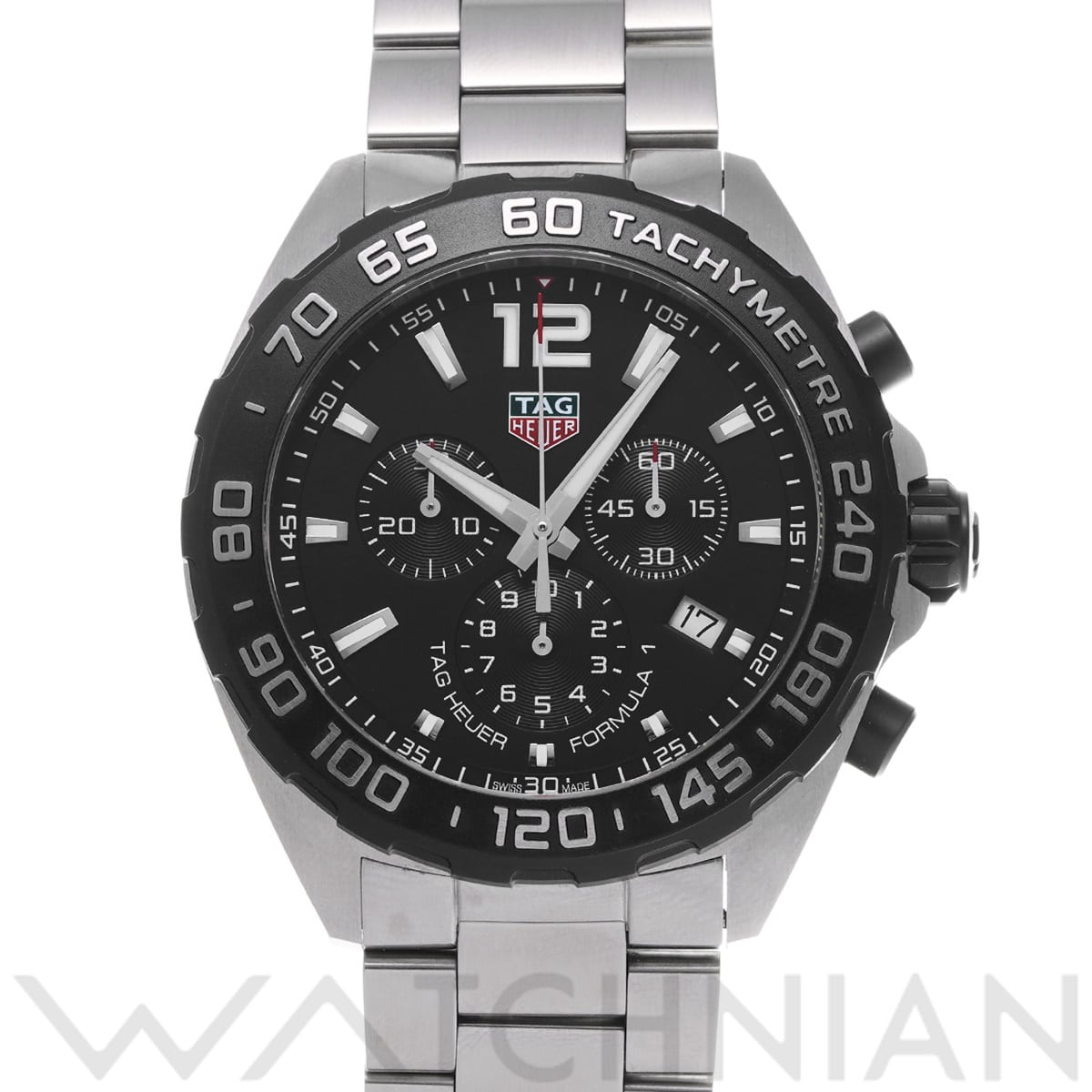 タグ ホイヤー フォーミュラ1 クォーツ クロノグラフ CAZ1010.BA0842 ブラック メンズ 時計 【中古】【wristwatch】