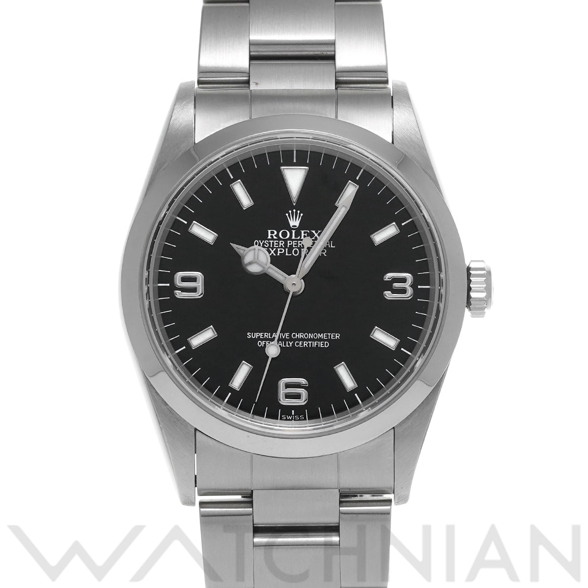 ロレックス エクスプローラー 14270 ブラック メンズ 時計 【中古】【wristwatch】