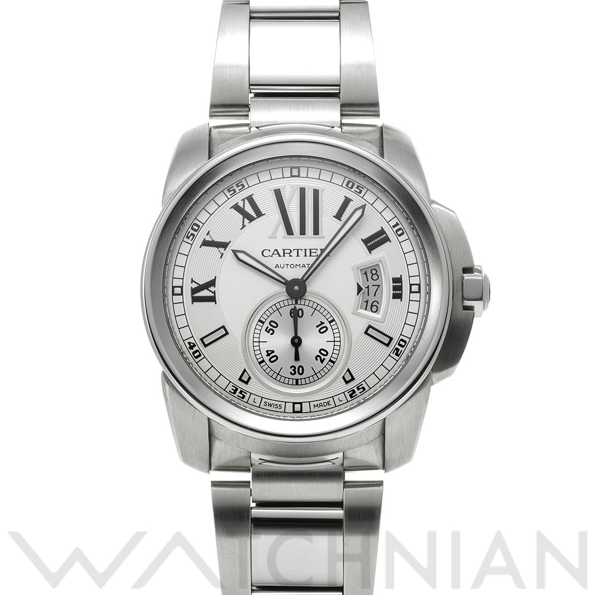 カルティエ カリブル ドゥ カルティエ W7100015 シルバー メンズ 時計 【中古】【wristwatch】
