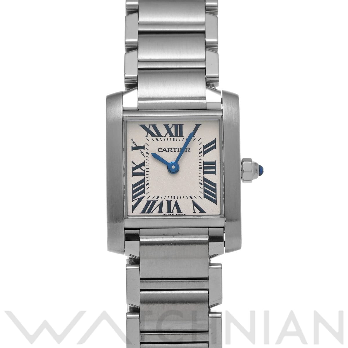 カルティエ タンクフランセーズ SM　 W51008Q3 シルバー レディース 時計 【中古】【wristwatch】