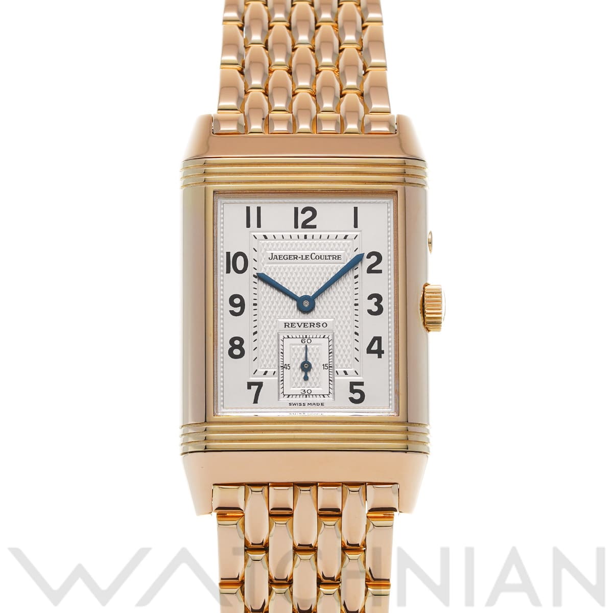 ジャガー ルクルト レベルソ デュオ Q2712170 シルバー/ブラック メンズ 時計 【中古】【wristwatch】