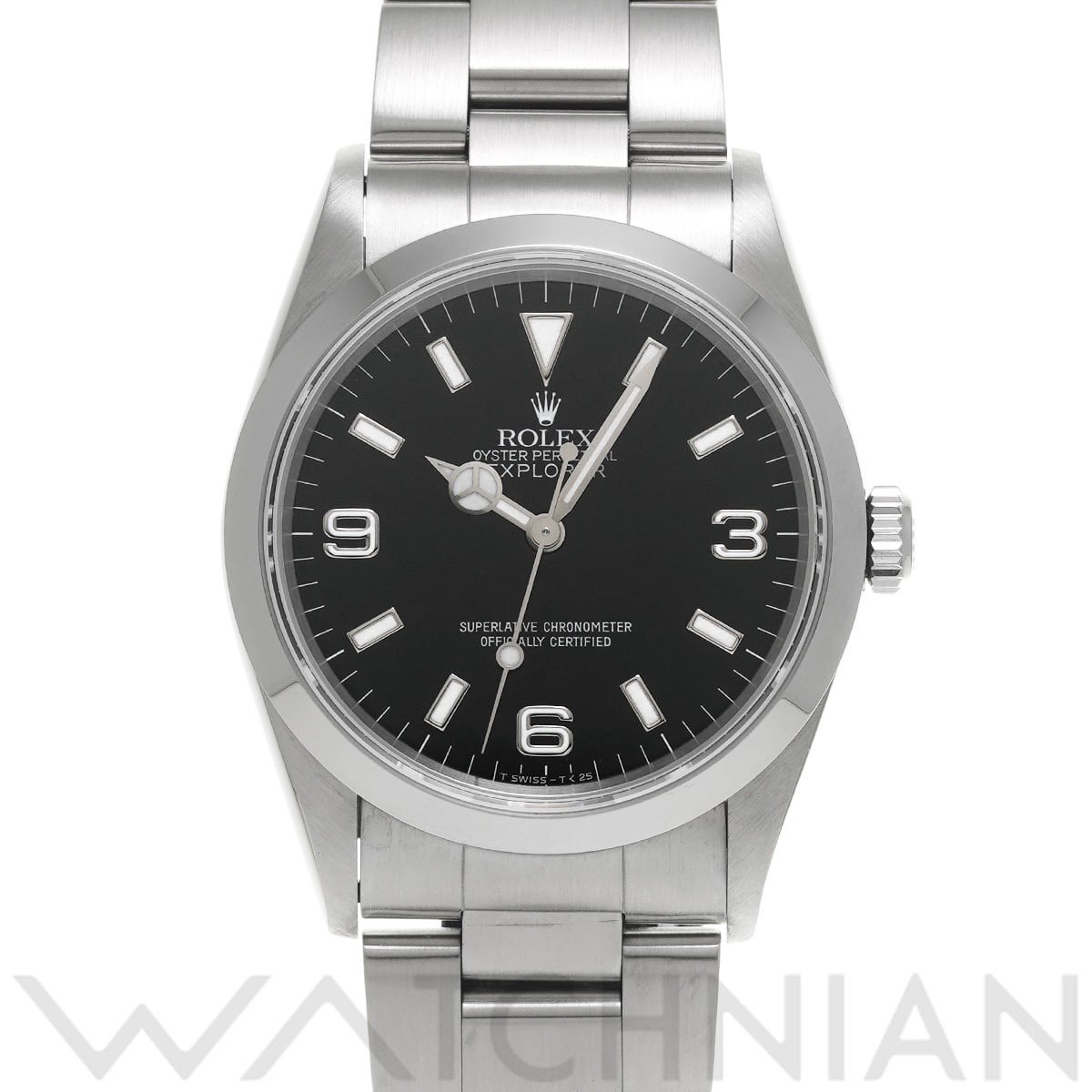 ロレックス エクスプローラー 14270 ブラック メンズ 時計 【中古】【wristwatch】