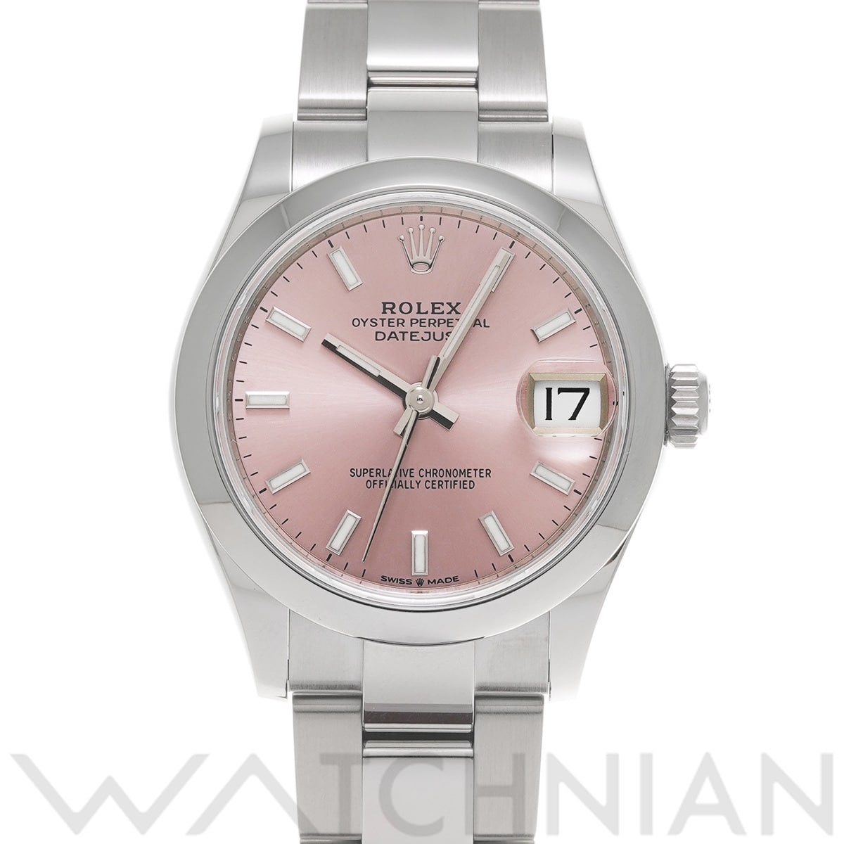 ロレックス デイトジャスト 31 278240 ピンク ユニセックス 時計 【中古】【wristwatch】
