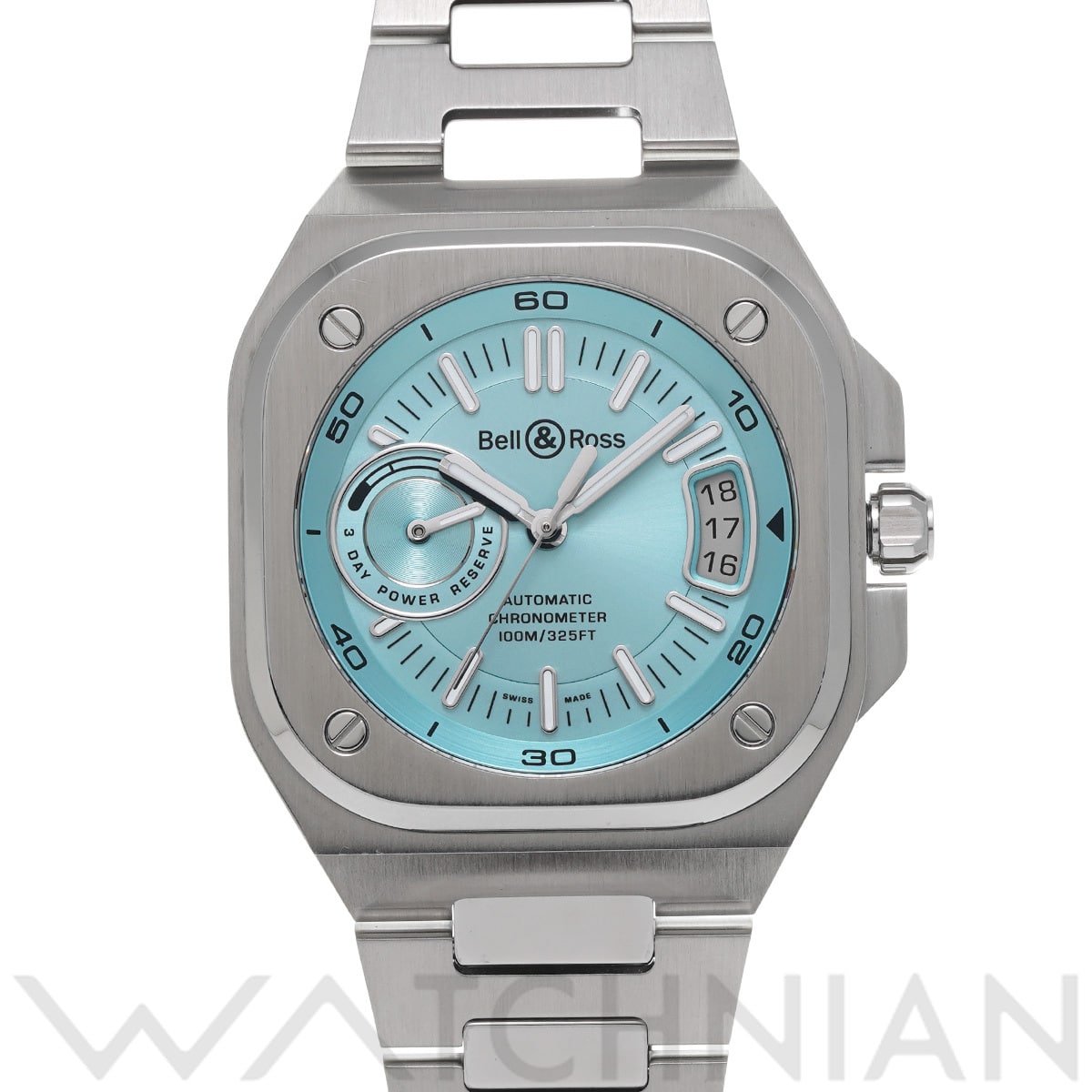 ベル＆ロス BR-X5 アイスブルースチール BRX5R-IB-ST/SST アイスブルー メンズ 時計 【中古】【wristwatch】