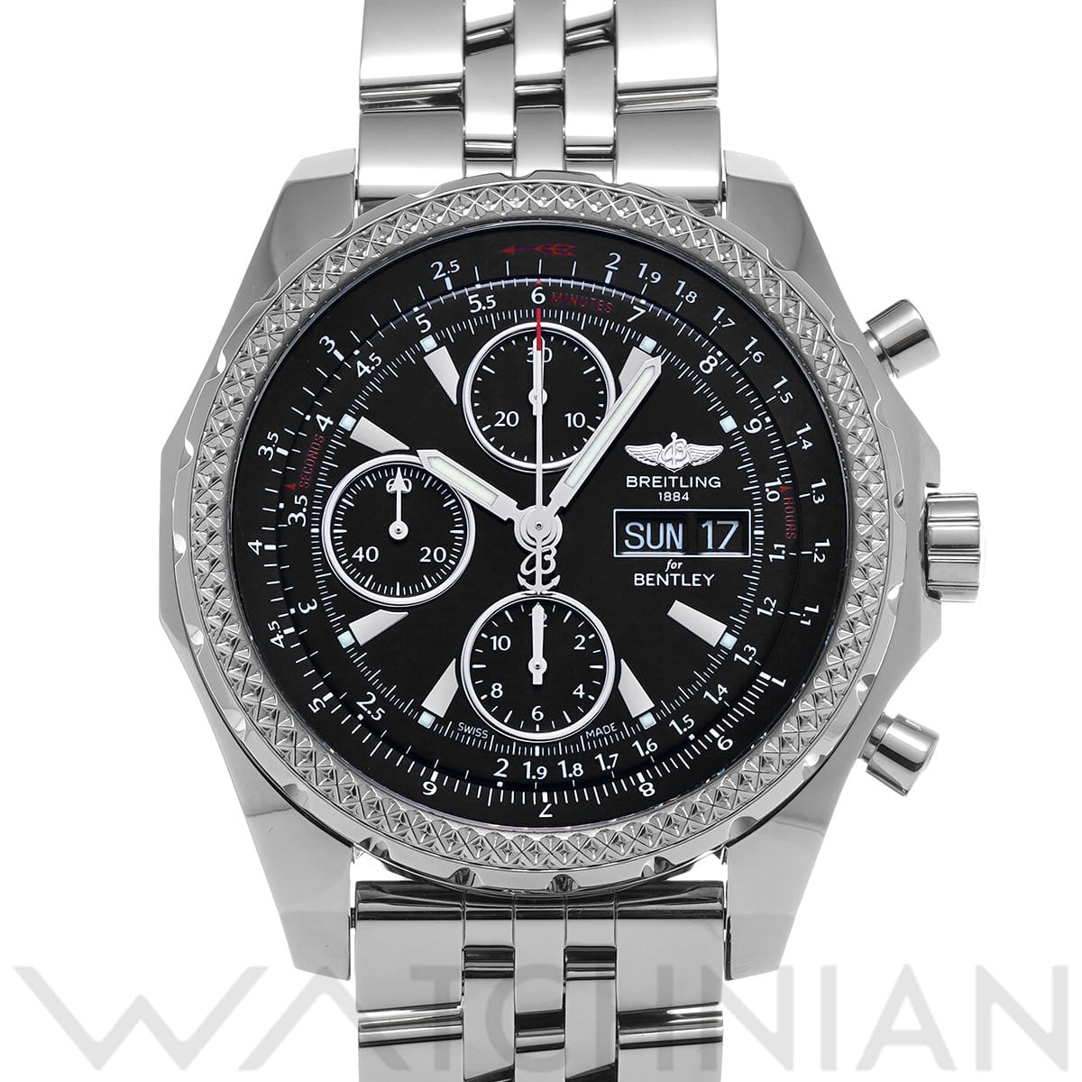 ブライトリング ベントレー GT A1336224/BB57 ブラック メンズ 時計 【中古】【wristwatch】
