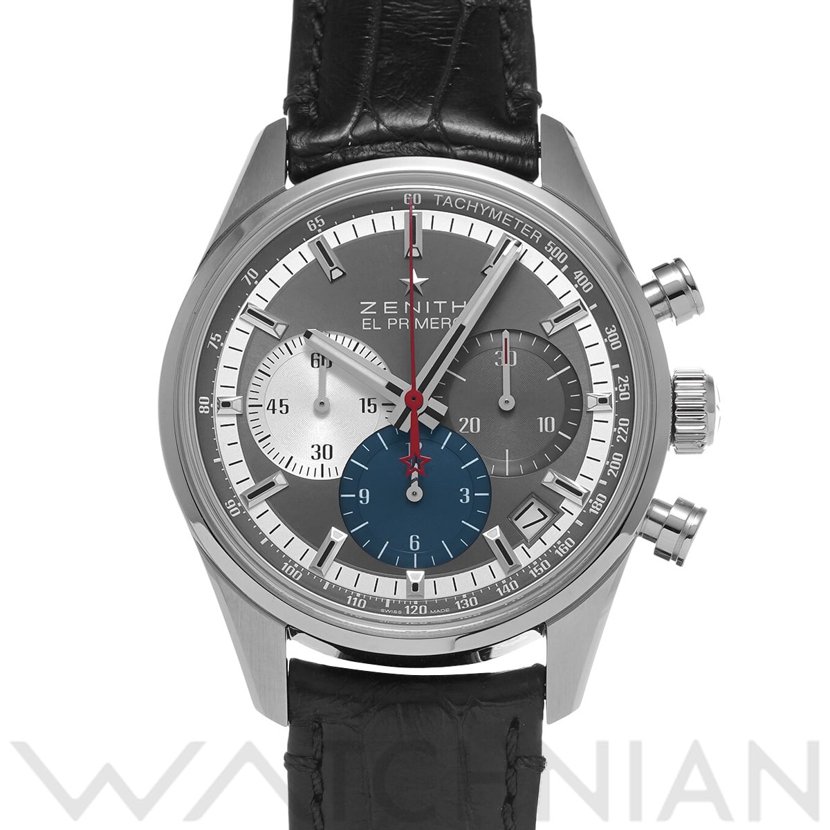 ゼニス クロノマスター エル・プリメロ 36000VPH 03.2150.400/26.C714 グレー メンズ 時計 【中古】【wristwatch】