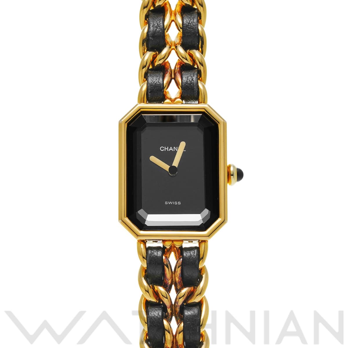 シャネル プルミエール XL H0001 ブラック レディース 時計 【中古】【wristwatch】