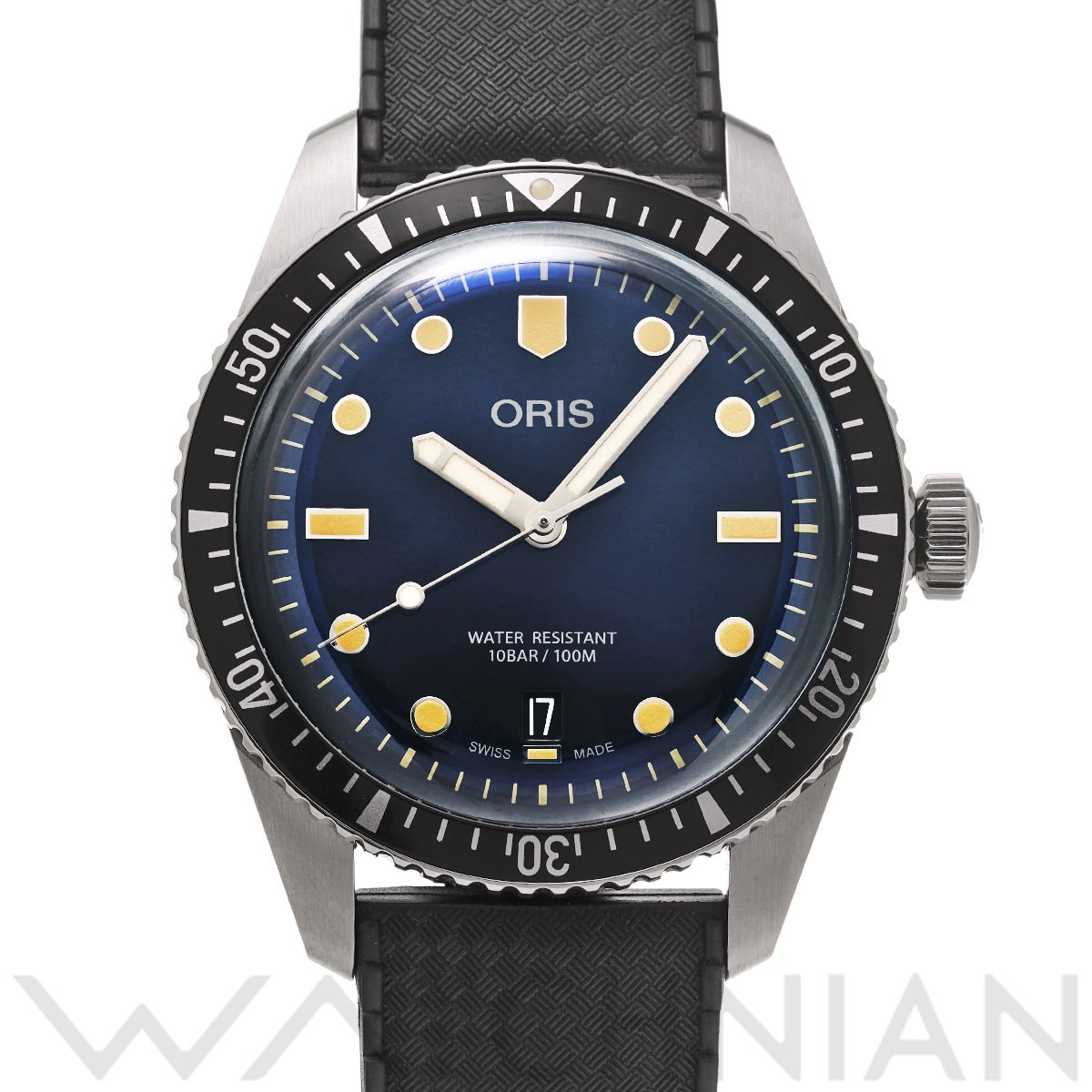 オリス ダイバーズ 65 01 733 7707 4055-07 4 20 18 ブルー メンズ 時計 【中古】【wristwatch】