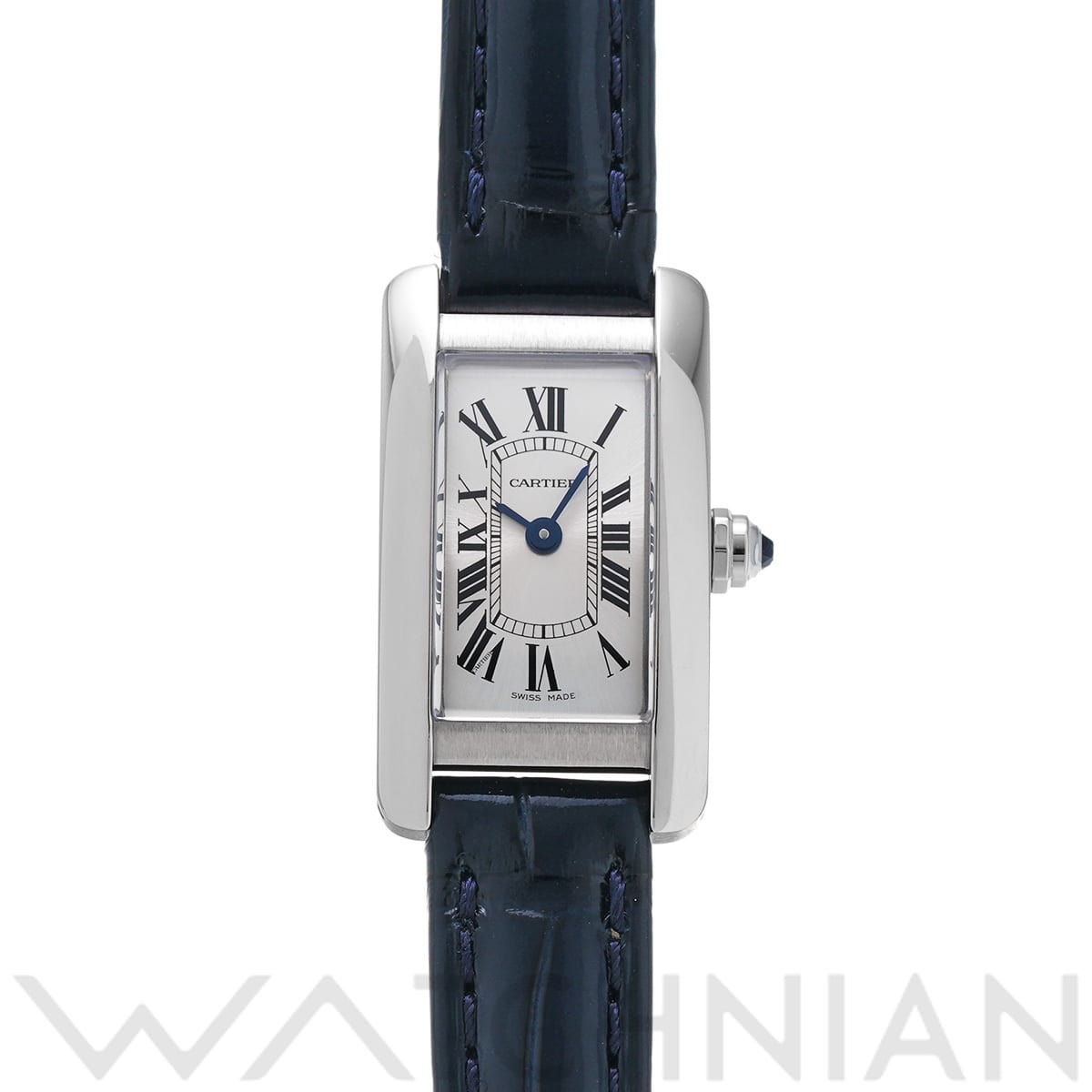 カルティエ タンク アメリカン ミニ WSTA0032 シルバー レディース 時計 【中古】【wristwatch】