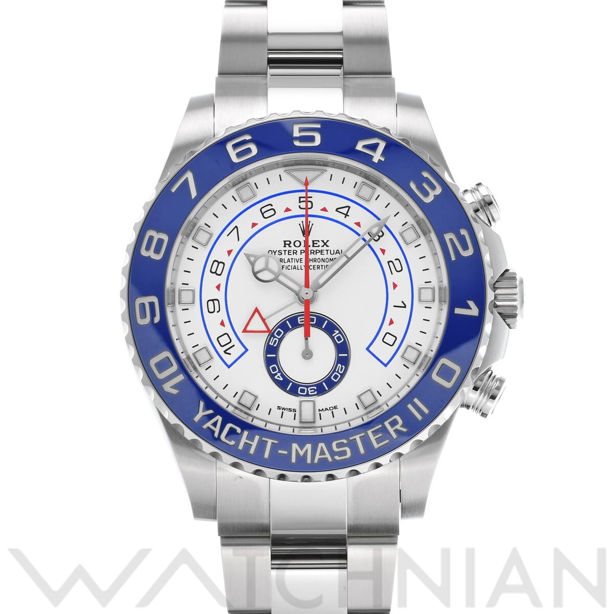 ロレックス ヨットマスターII 116680 ホワイト メンズ 時計 【中古】【wristwatch】