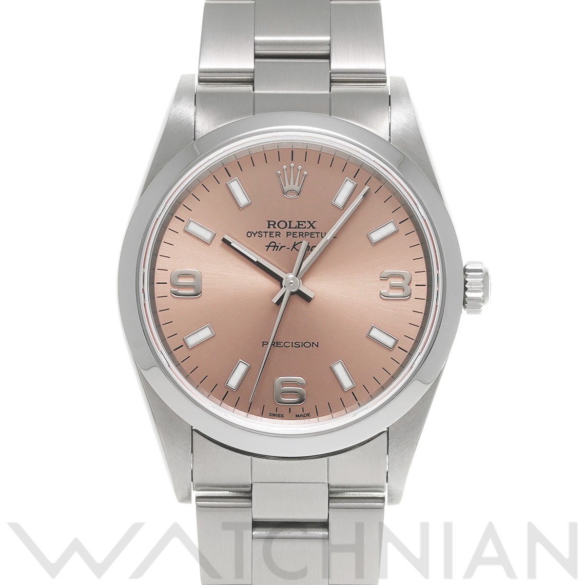 ロレックス エアキング 14000M ピンク メンズ 時計 【中古】【wristwatch】