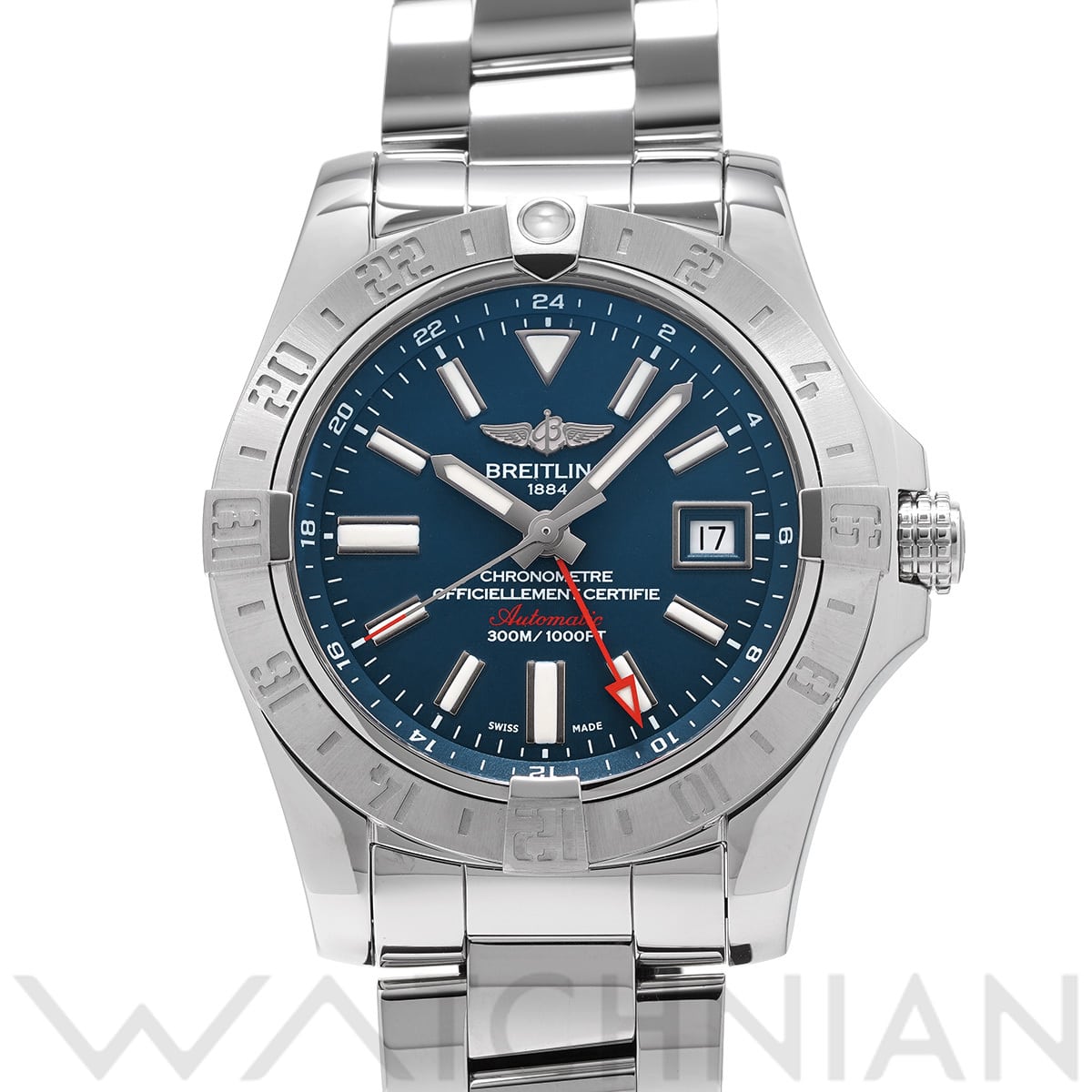 ブライトリング アベンジャー II GMT A3239011/C872 ブルー メンズ 時計 【中古】【wristwatch】